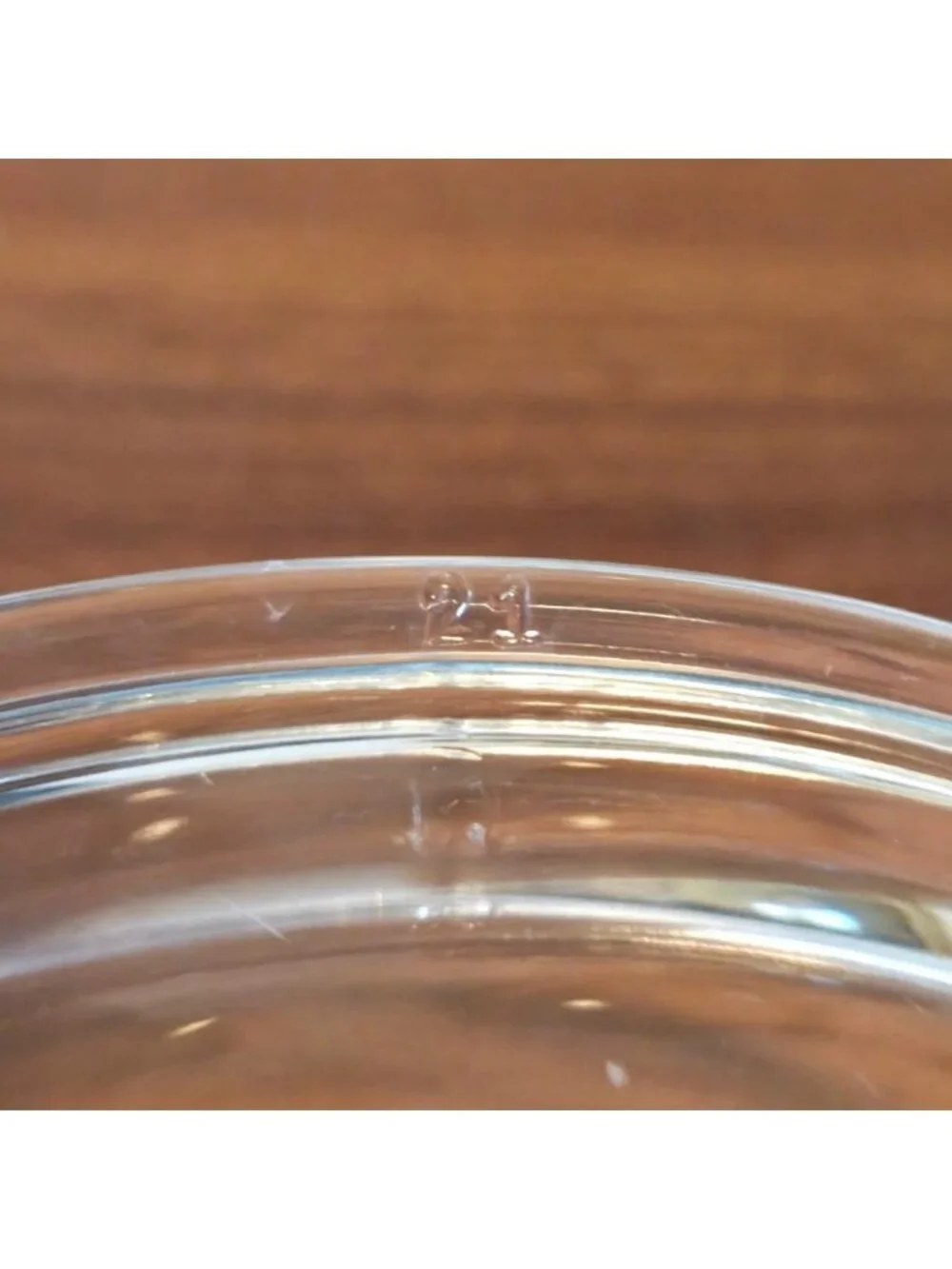Vintage Corning Glass Replacement Lid 7” Round Casserole Cover L21C USA Clear